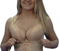 Magic Cleavage bra After picture